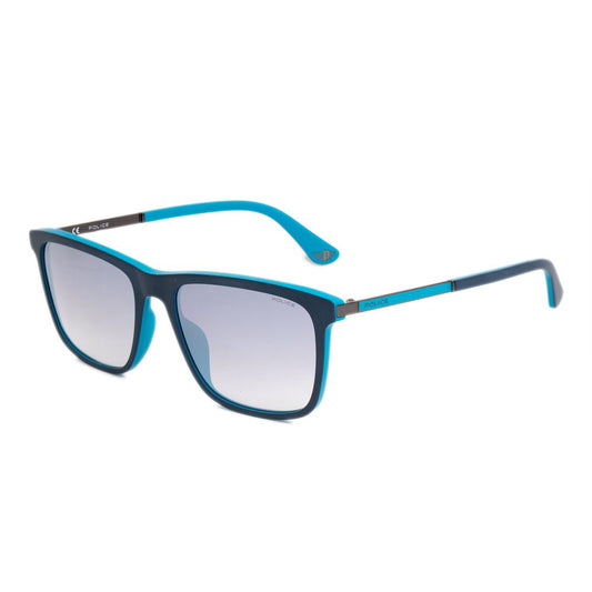 Police Blue Acetate Sunglasses