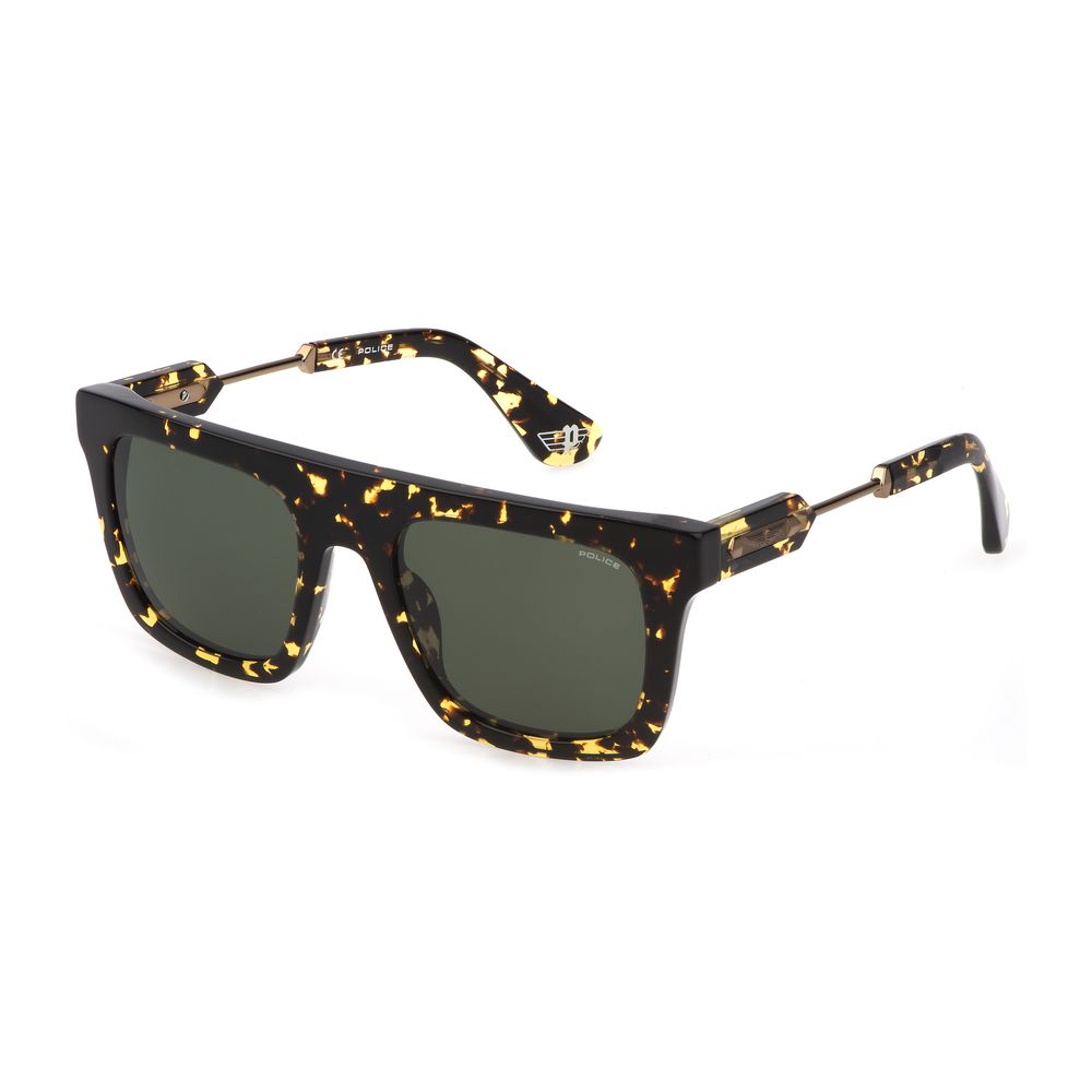 Police Brown Plastic Sunglasses