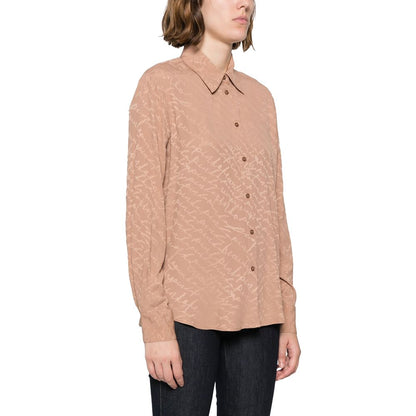 PINKO Beige Acetate Shirt