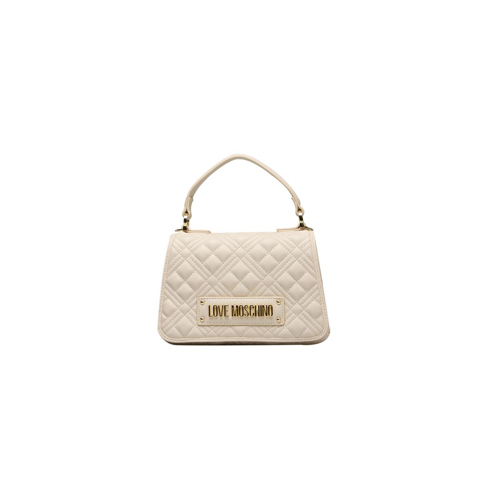 Love Moschino Beige Polyethylene Women Handbag