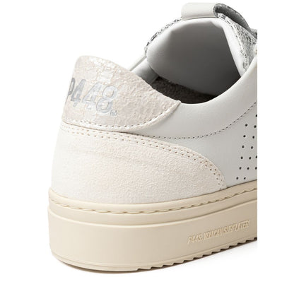 P448 White Leather Sneaker