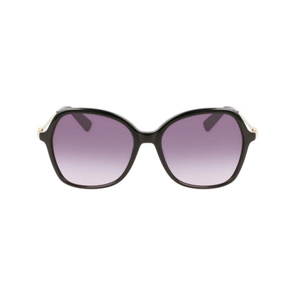 Longchamp Black Acetate Sunglasses