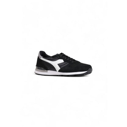 Diadora Black And White Leather Sneaker