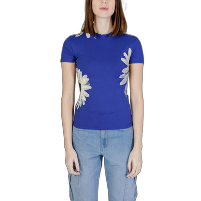 Desigual Blue Viscose Tops & T-Shirt