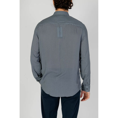 Armani Exchange Gray Viscose Shirt