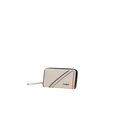 Desigual Cream Polyethylene Wallet