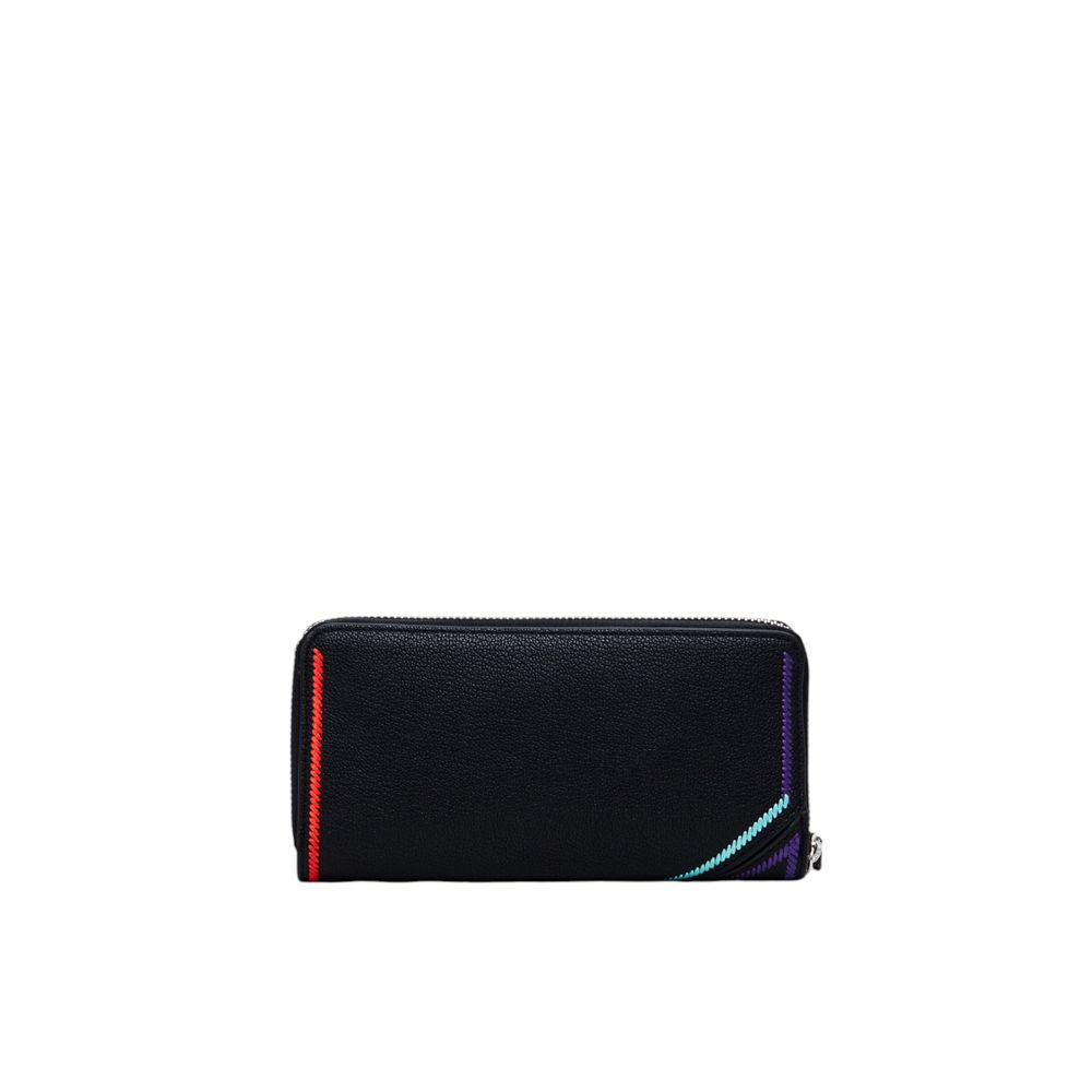 Desigual Black Polyethylene Wallet