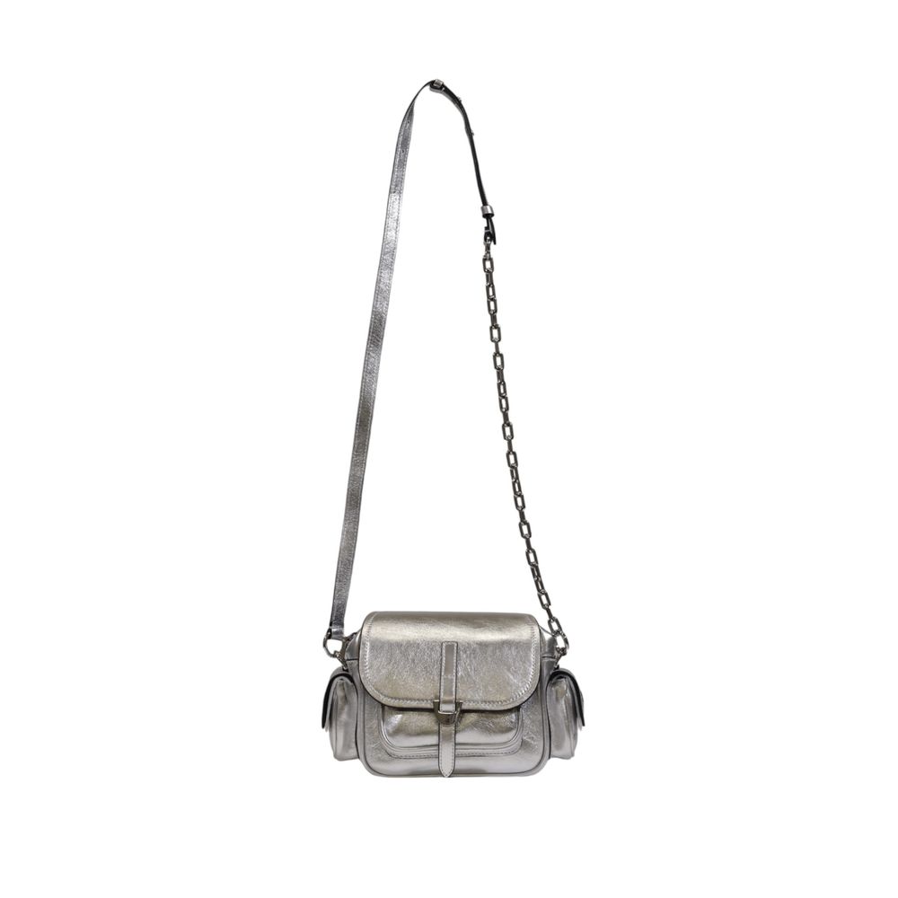 Coccinelle Silver Leather Handbag