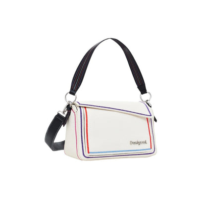 Desigual Cream Polyethylene Handbag