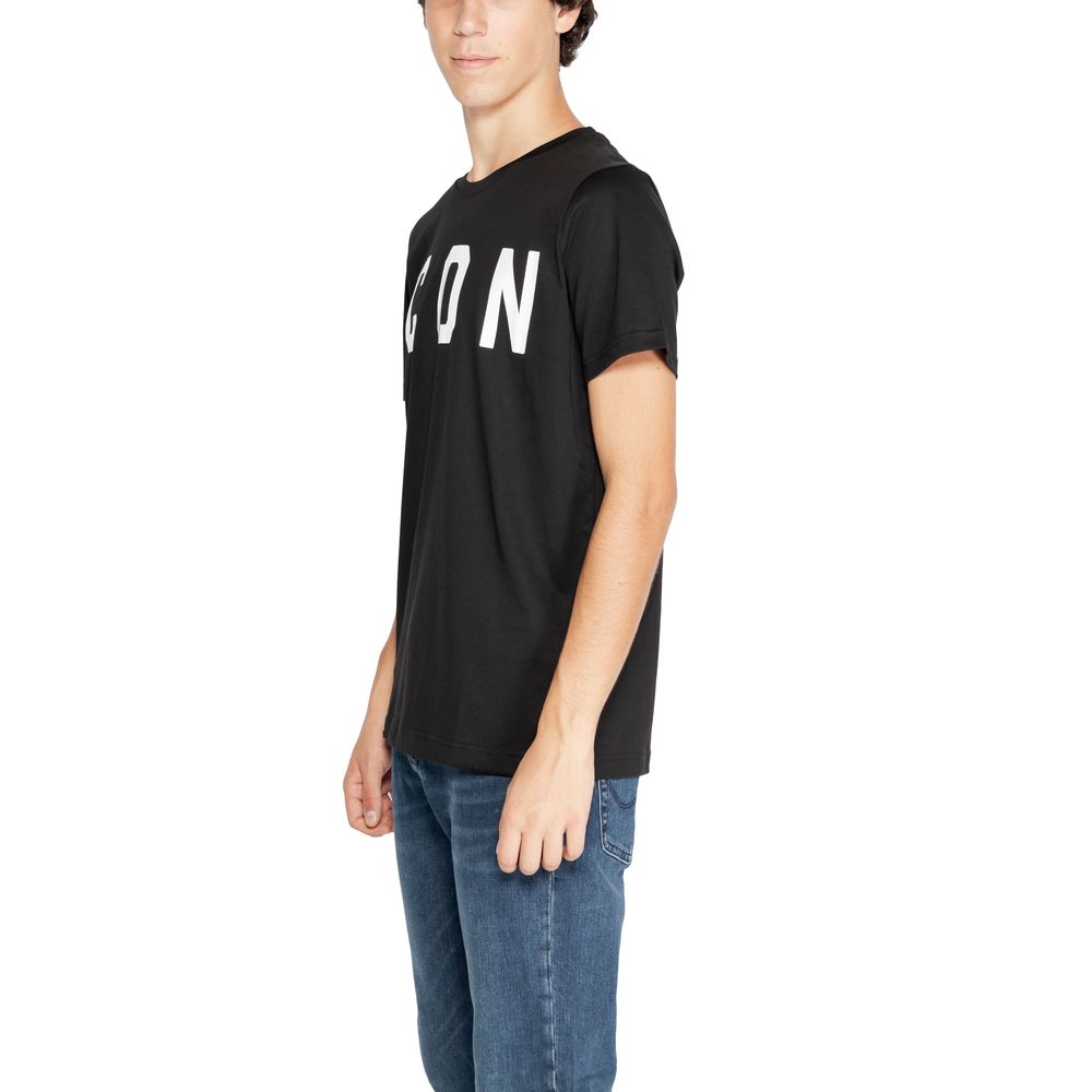 Icon Black And White Cotton T-Shirt