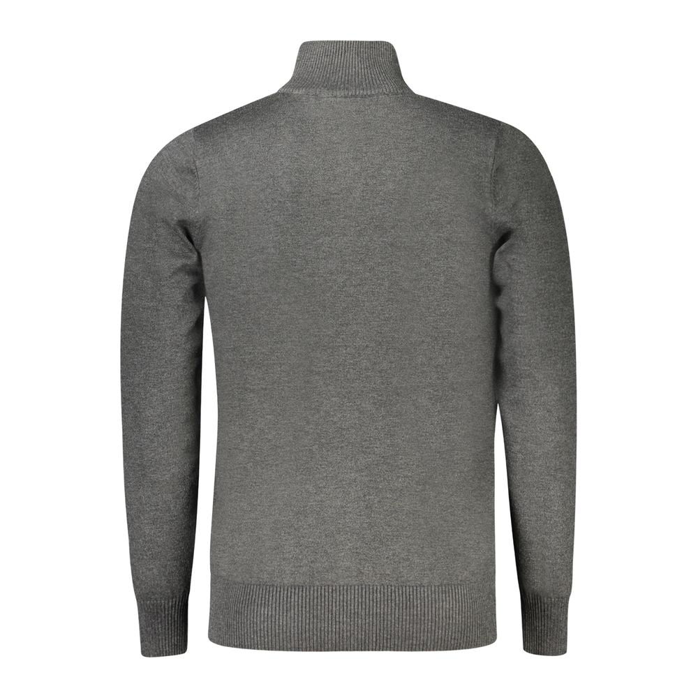 Coveri Moving Gray Nylon Sweater