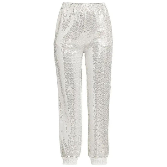 PINKO Gray Polyamide Jeans & Pant