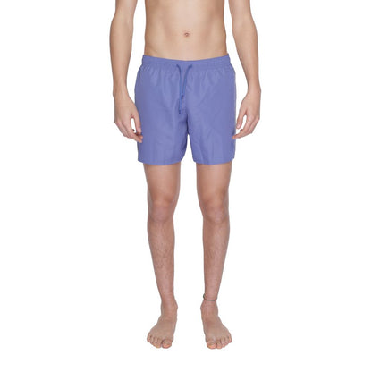 EA7 Emporio Armani Purple Polyester Swimwear