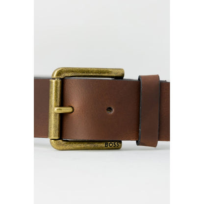 Hugo Boss Brown Leather Belt