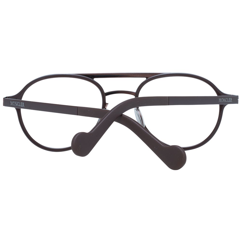 Moncler Brown Men Optical Frames