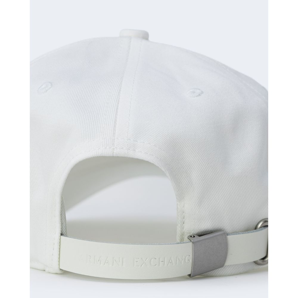 Armani Exchange Cream Cotton Hats & Cap