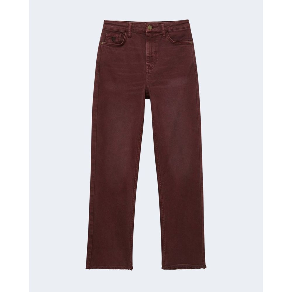 Desigual Bordeaux Cotton Jeans & Pant