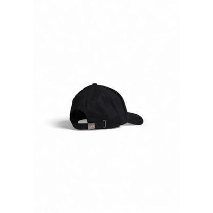 Icon Black Cotton Hats & Cap