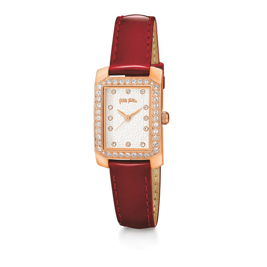 Folli Follie Red Leather Watch