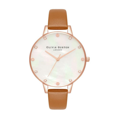 Olivia Burton Brown Synthetic Leather Watch