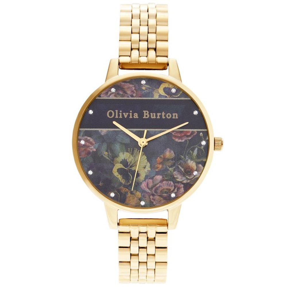 Olivia Burton Gold Steel Watch