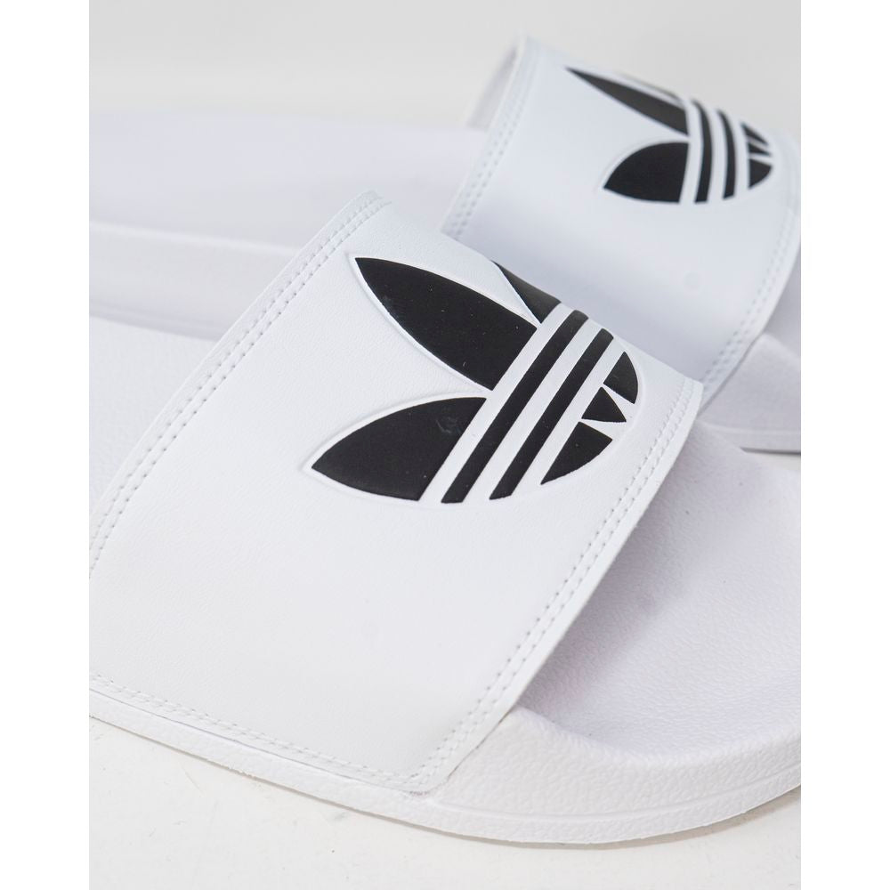 Adidas White Polyester Sandal