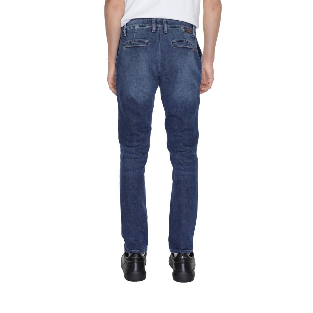 Jeckerson Blue Cotton Jeans & Pant