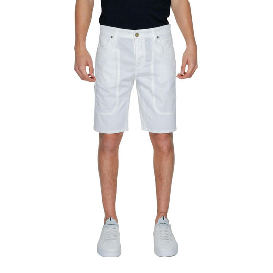 Jeckerson White Cotton Short