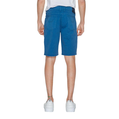 Jeckerson Blue Cotton Short