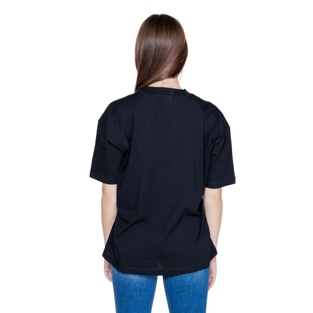 Calvin Klein Jeans Black Cotton Tops & T-Shirt