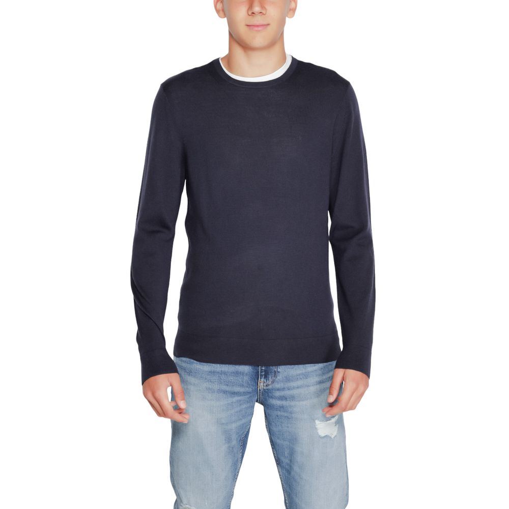 Calvin Klein Blue Recycled Wool T-Shirt