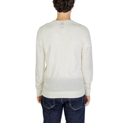 Calvin Klein Cream Recycled Wool T-Shirt