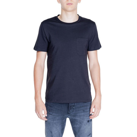 Peuterey Black Cotton T-Shirt