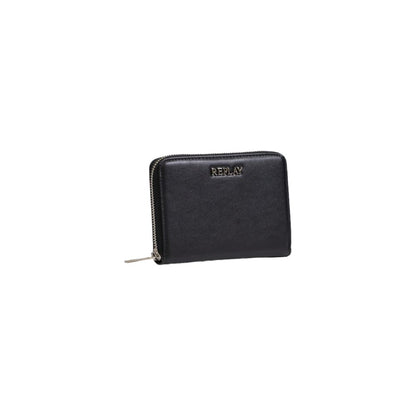 Replay Black Polyester Wallet