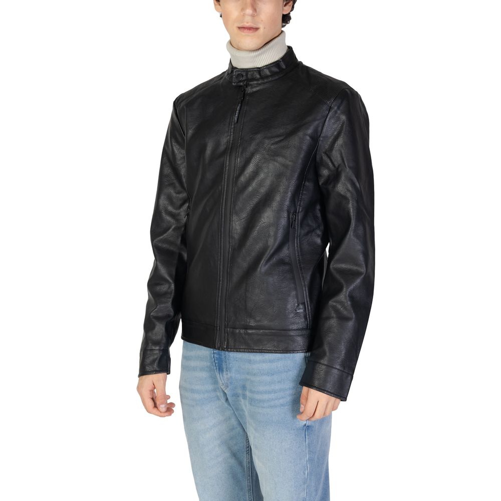 Gas Black Polyester Jacket