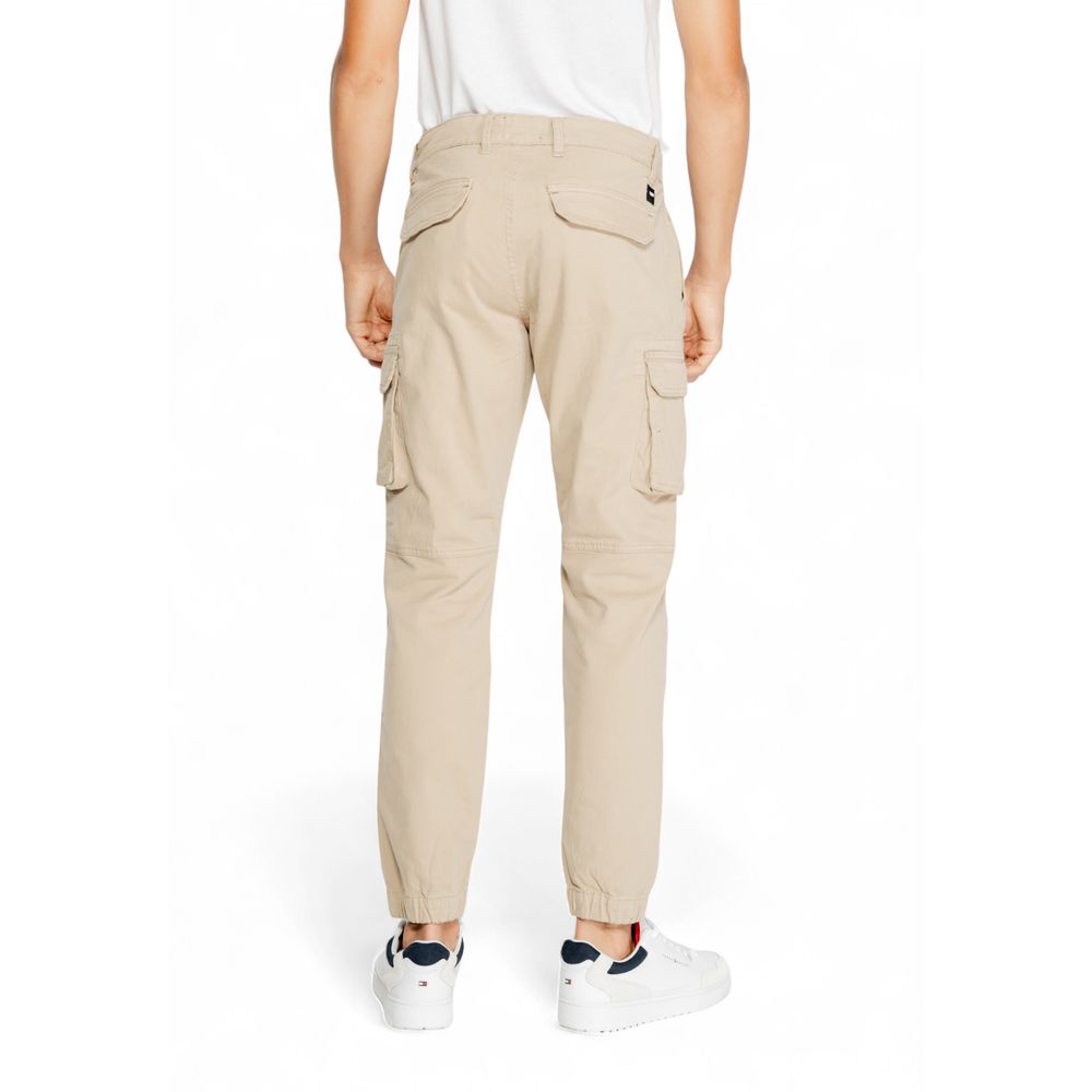 Gas Beige Cotton Jeans & Pant