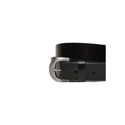 Calvin Klein Jeans Black Leather Belt