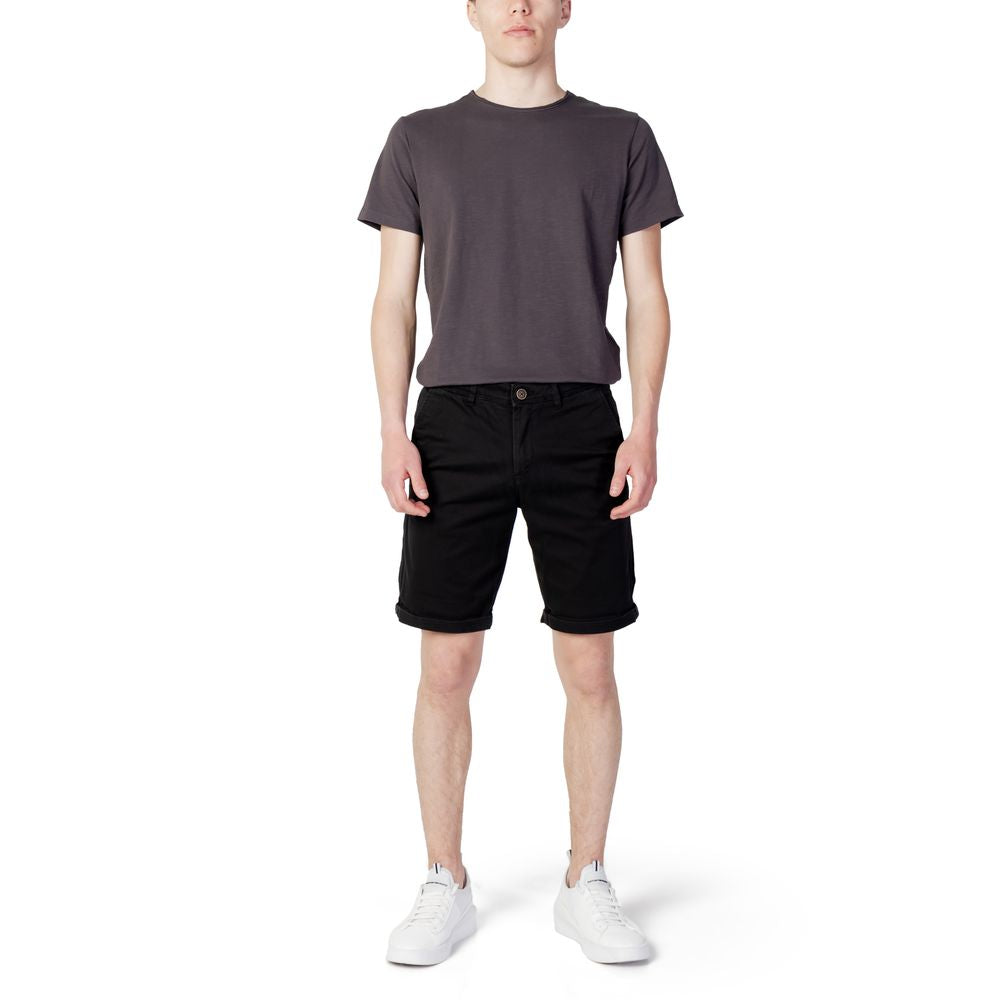 Jack Jones Black Cotton Short