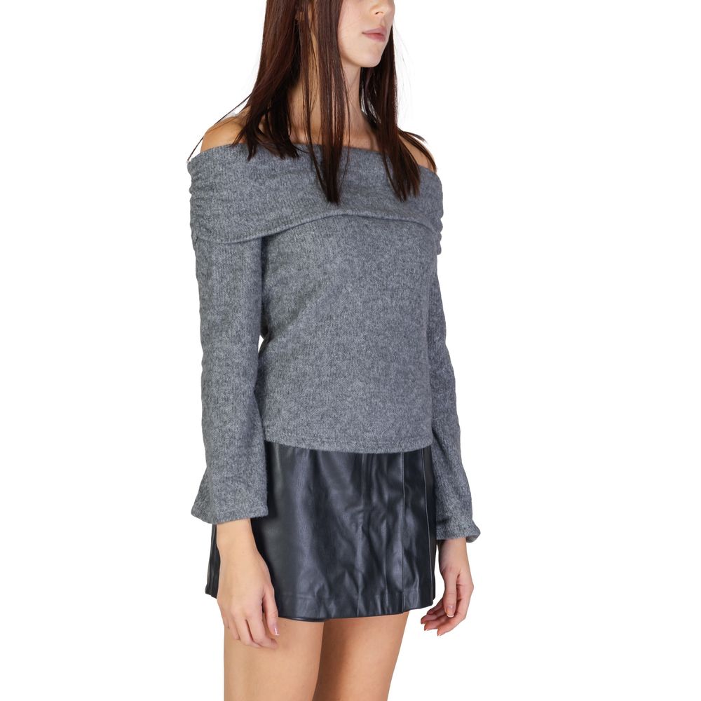 Only Gray Recycled Polyester Sweater