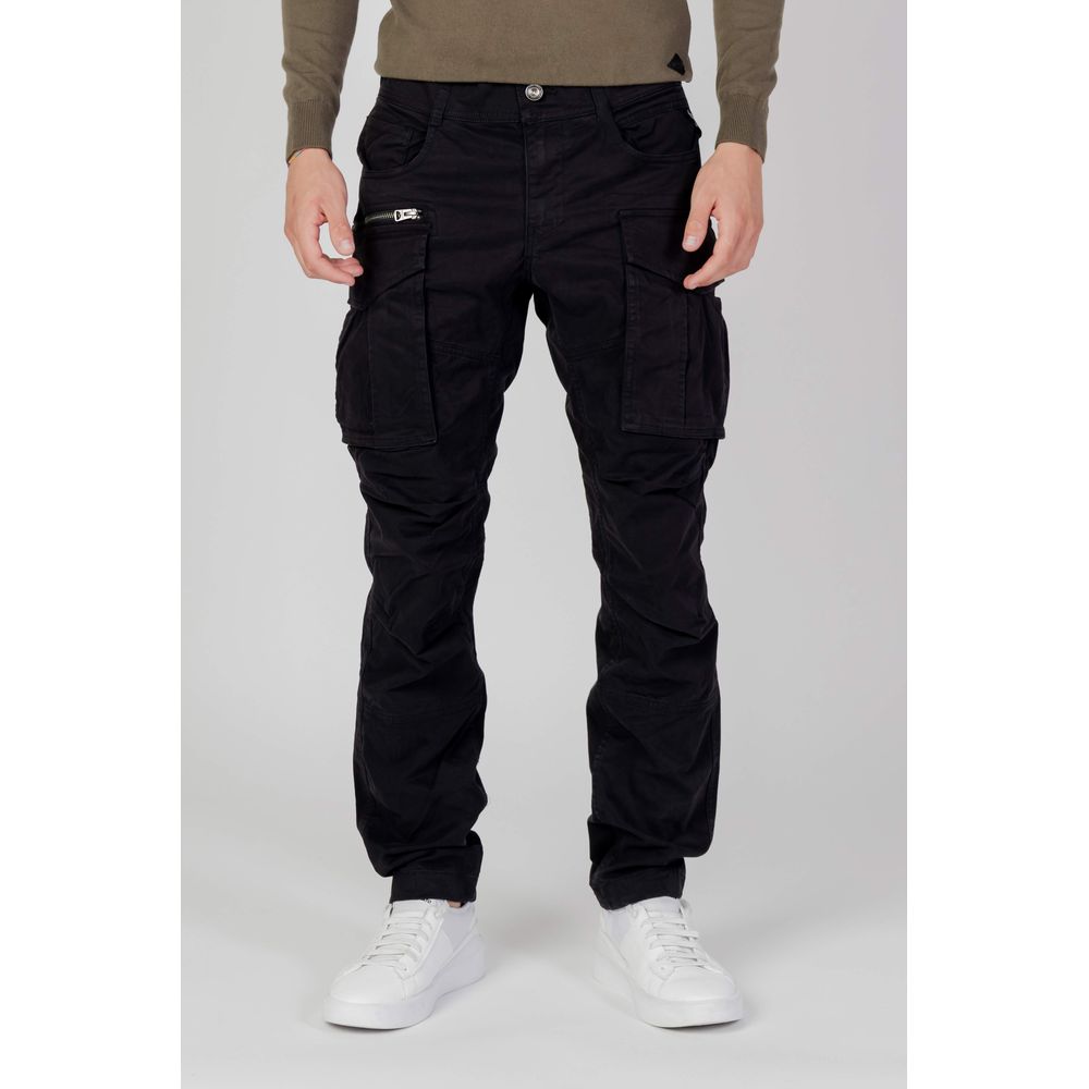 Replay Black Cotton Jeans & Pant