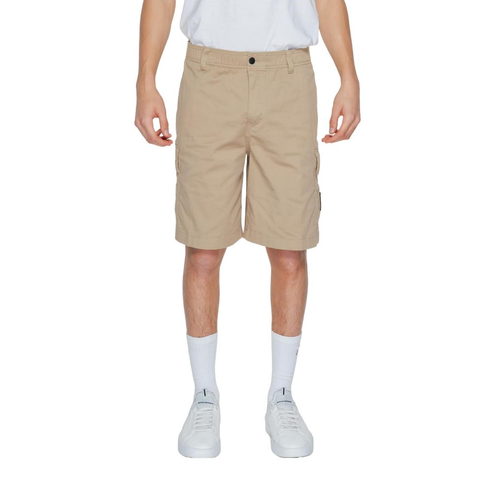 Calvin Klein Jeans Beige Cotton Short