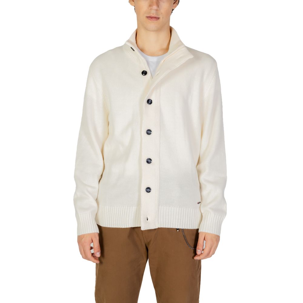 Gianni Lupo Cream Acrylic Sweater