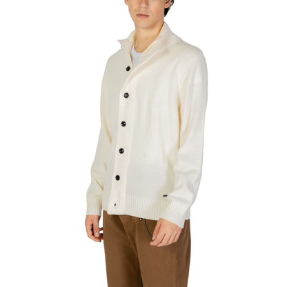 Gianni Lupo Cream Acrylic Sweater