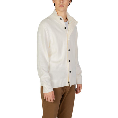 Gianni Lupo Cream Acrylic Sweater