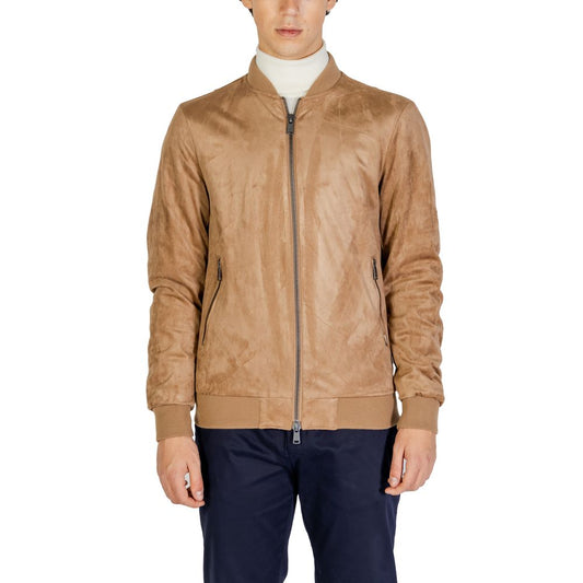 Gianni Lupo Beige Polyester Jacket