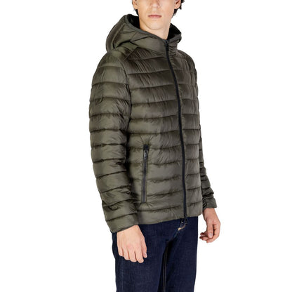 Gianni Lupo Green Polyamide Jacket