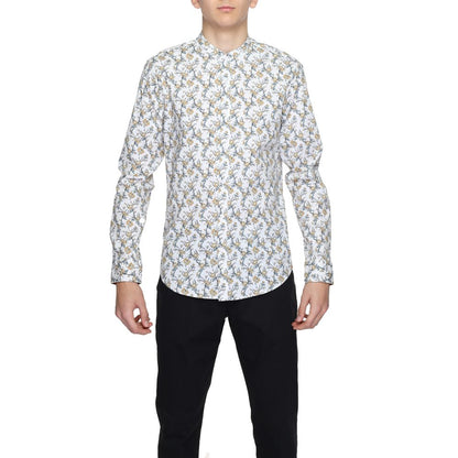 Gianni Lupo Cream Cotton Shirt