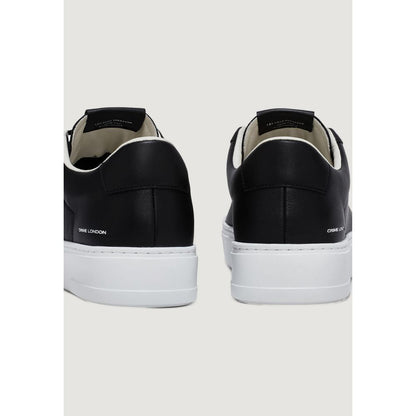 Crime London Black Leather Sneaker