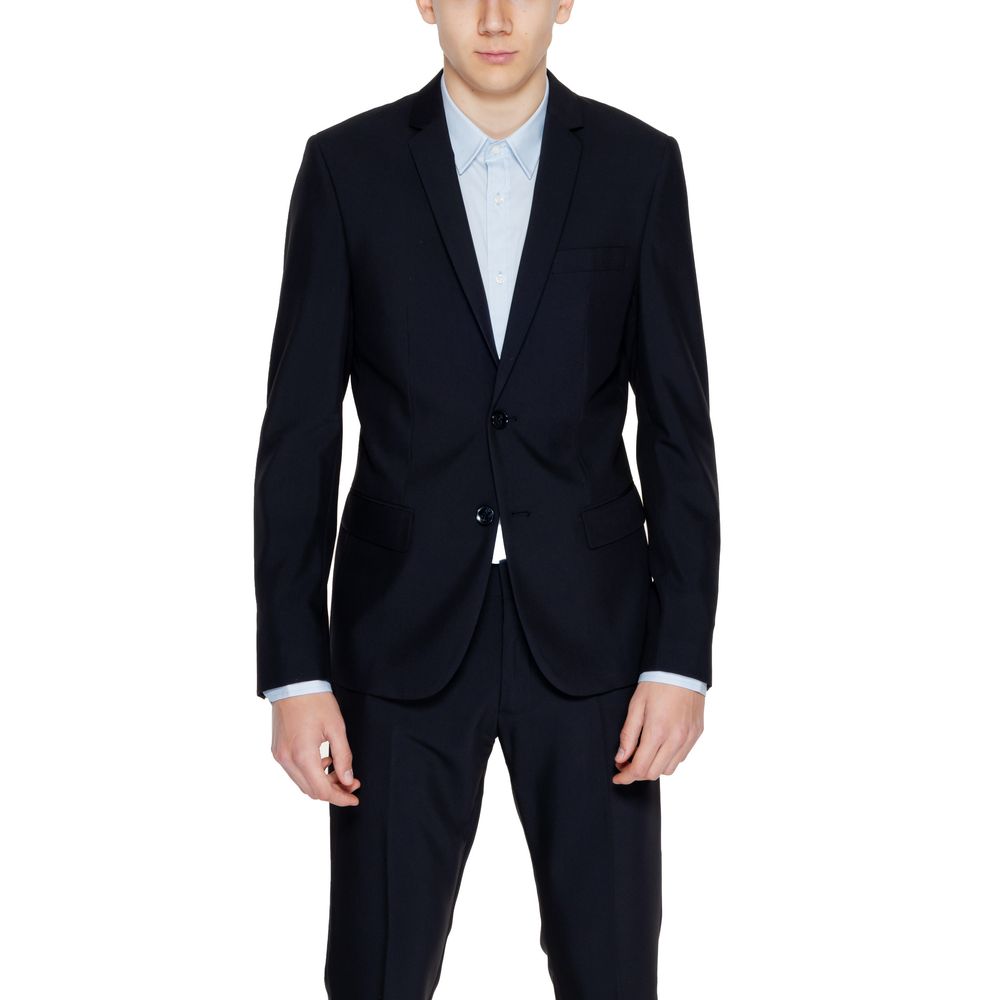 Antony Morato Black Polyester Suit