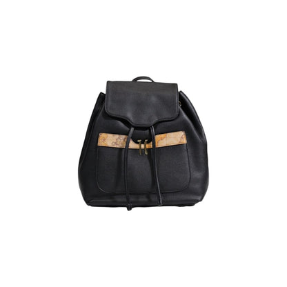 Alviero Martini Prima Classe Black Polyethylene Backpack